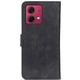 Чохол-книжка з застібкою KHAZNEH Retro Wallet для Motorola Moto G84 - Black - зображення 5