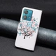 Чехол с рисунком Deexe Color Wallet для Motorola Edge 40 Neo - Flower Tree - изображение 4