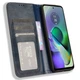 Чехол-книжка Deexe Retro Style для Motorola Moto G54 / G54 Power - Blue - изображение 2