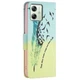 Чохол з малюнком Deexe Color Wallet для Motorola Moto G54 / G54 Power - Feather and Birds - зображення 3