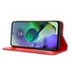 Чехол-книжка Deexe Retro Style для Motorola Moto G54 / G54 Power - Red - изображение 3
