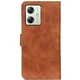 Чохол-книжка з застібкою KHAZNEH Retro Wallet для Motorola Moto G54 / G54 Power - Brown - зображення 5