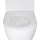Унітаз підвісний Qtap Jay Ultra Quiet сидіння Slim Duroplast/ Soft-close/ Quick relase 485х360х320 мм WHITE - изображение 2