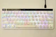 Механічна клавіатура Gateron МК60 RGB ( 63 клавіш, USB Type-C, bluetooth, 2.4G, wired ) White - изображение 9