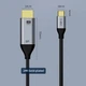 Кабель CABLETIME USB Type-C to DisplayPort (совместим с Thunderbolt 3/4) 1.8m 4K/60Hz для MacBook/iMac - изображение 4
