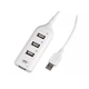 USB Hub (концентратор) EasyLife хаб для обміну даними між кількома пристроями відразу 4 Port USB2.0 White [CR778B4] - зображення 6