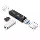 Кардридер Fonken (card reader/writer) USB 2.0 OTG/TypeC/MicroSD/MicroUSB 5 в 1 для телефона ноутбука и т.д - изображение 2