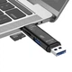 Кардридер Fonken (card reader/writer) USB 2.0 OTG/TypeC/MicroSD/MicroUSB 5 в 1 для телефона ноутбука и т.д - изображение 3
