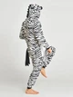 Мужские кигуруми взрослая пижама Kigurumi Зебра Черно-белый XL 175-185 см. (1043/1) - изображение 2