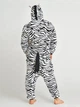 Мужские кигуруми взрослая пижама Kigurumi Зебра Черно-белый XL 175-185 см. (1043/1) - изображение 5