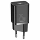 Зарядное устройство Baseus Super Si Quick Charger 1xType-C 25W 3A EU Black (CCSP020101) - изображение 1