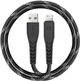 Kabel Energea Nyloflex USB - Lightning Charge and Sync C89 MFI 1.5 m czarny (6957879423673) - obraz 1