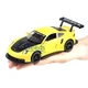 Машинка Porsche 911 RSR игрушка детская металлическая моделька коллекционная 15 см Желтый (2283683) - изображение 8