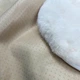 Покрывало-накидка на диван, кресло Love You 90 x 210 см меховое Айвори (ly8403) - изображение 2