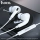 Дротові навушники HOCO M101 Pro Crystal sound wire-controlled earphones with microphone 3.5мм 1.2м White (6931474782380) - зображення 2