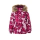 Куртка зимняя HUPPA ALONDRA 18420030-14413 розовый с принтом 128 см (4741632030305) - изображение 2