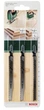 Набор пилочек для лобзика Bosch Extra-Clean for Wood, 3 шт.(2609256A12) - изображение 2