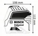 Линейный лазерный нивелир Bosch GLL 2-10 Professional (0601063L00) - изображение 2