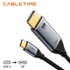 Кабель 8K/60Hz, 4K/144Hz CABLETIME USB Type-C to DisplayPort v1.4, 2m (совместим с Thunderbolt 3/4) - изображение 1