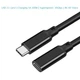 Extension Кабель-Подовжувач 0.5m Type-C to Type-C M/F (USB3.1 Gen2, 100W, 10Gbs, 4K/60Hz) - зображення 1