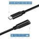 Extension Кабель-Подовжувач 0.5m Type-C to Type-C M/F (USB3.1 Gen2, 100W, 10Gbs, 4K/60Hz) - зображення 3