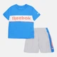 Детский летний комплект (футболка + шорты) для мальчика Reebok C9035RB2 (3T) 98 см Electric Blue (196096367193) - изображение 1