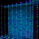 Гирлянда штора Водопад светодиодная Hit 3х1.5 метра 300 LED Разноцветный - изображение 5