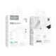 Блок питания Hoco C110A Lucky + кабель Type-C (PD 35 Вт, QC 3.0, 3А, х2 USB Type-C, с быстрой зарядкой, сзу) - Белый - изображение 3
