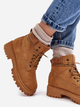 Zimowe trapery damskie niskie Cross Jeans MM2R4011C 36 Camel (8697319521443) - obraz 7