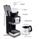 Кофеварка электрическая DSP Kafe Filter кофемашина капельная на 6 чашек 800 Вт чаша 1.2 л Черная - изображение 2