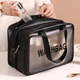 Сумка-органайзер Washbag для косметики и средств гигиены водонепроницаемая Черная ( код: IBH044S ) - изображение 4