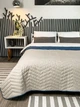 Покривало ArCloud — ZigZag Infinity/Rainy Day стьобане двостороннє 140*215 полуторне - зображення 2