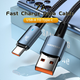 Зарядний кабель ESSAGER Sunset чорний USB Type-C 7A 1метр - зображення 2