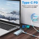 11в1 Type-C хаб для ноутбука Addap MH-13, многофункциональный разветвитель: 4 x USB 3.0 + Type-C + HDMI + VGA + Ethernet + SD + MicroSD + 3.5mm - изображение 4