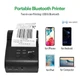 Портативный термопринтер чеков штрих-кодов Zjiang POS-5801 90 мм/сек USB/Bluetooth/COM Black - изображение 5