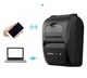 Портативный термопринтер для чеков штрих-кодов Zjiang POS-5809 90 мм/сек USB/Bluetooth Black - изображение 5