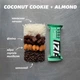 Шоколадний батончик без глютену FIZI "Coconut cookie + almond" 45 г х 10 шт Веган (4820262540030/4820262540153) - зображення 6