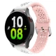 Ремешок для Zepp E - бело-розовый / ширина крепления 20мм / силикон / Watchbands Flower (W38-4WB34392615) - изображение 2