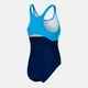 Дитячий суцільний купальник для дівчинки Aqua Speed EMILY 6873 367-42 128 см Темно-синій/Блакитний (5908217668738) - зображення 2
