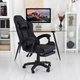 Крісло ігрове GAMING CHAIR OC-810 з підставкою для ніг, колір чорний/чорний - зображення 9