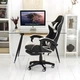Кресло игровое GAMING CHAIR OC-810 с подставкой для ног, цвет черный/белый - изображение 12