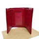 Женский кошелек из лаковой натуральной кожи Cardinal красный 052B-B - изображение 2