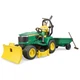 Спецтехника Bruder садовый трактор John Deere с прицепом и фигуркой садовода (62104) - изображение 1