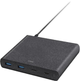 Ładowarka sieciowa UNIQ HUB Surge 90 W 2 USB Quick Charge 3.0 2 USB-C PD 3.0 Black (8886463668108) - obraz 1