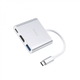 USB-хаб Hoco HB14 Easy Use Type-C to USB3.0/HDMI/PD 67Вт silver - изображение 3