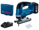 Аккумуляторный лобзик Bosch Professional GST 185-LI в кейсе с акб GBA 18 В 4.0 Ah и з/у GAL 18V-20 (06015B3023) - изображение 1