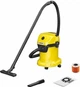 Пилосос побутовий KARCHER WD для прибирання дому, дачі та в гаражі професійний з контейнером 1000 Вт Жовтий - зображення 2