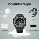 Смарт-часы SmartX X5Max мужские с функцией звонка и пульсометром со сменными ремешками, черный - изображение 2