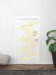 Зеркальный настенный декор интерьерная наклейка на стену полосы "Молдинг волнистый-15" 1,5х29,5 см 24 шт. золото - изображение 3