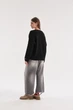Джемпер oversize MEREZHKA Етно чорний з білим + червоним, One Size - изображение 3